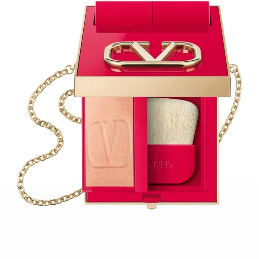 Valentino Go-Clutch w chain pouch 02 Light - Picture 6 of 8